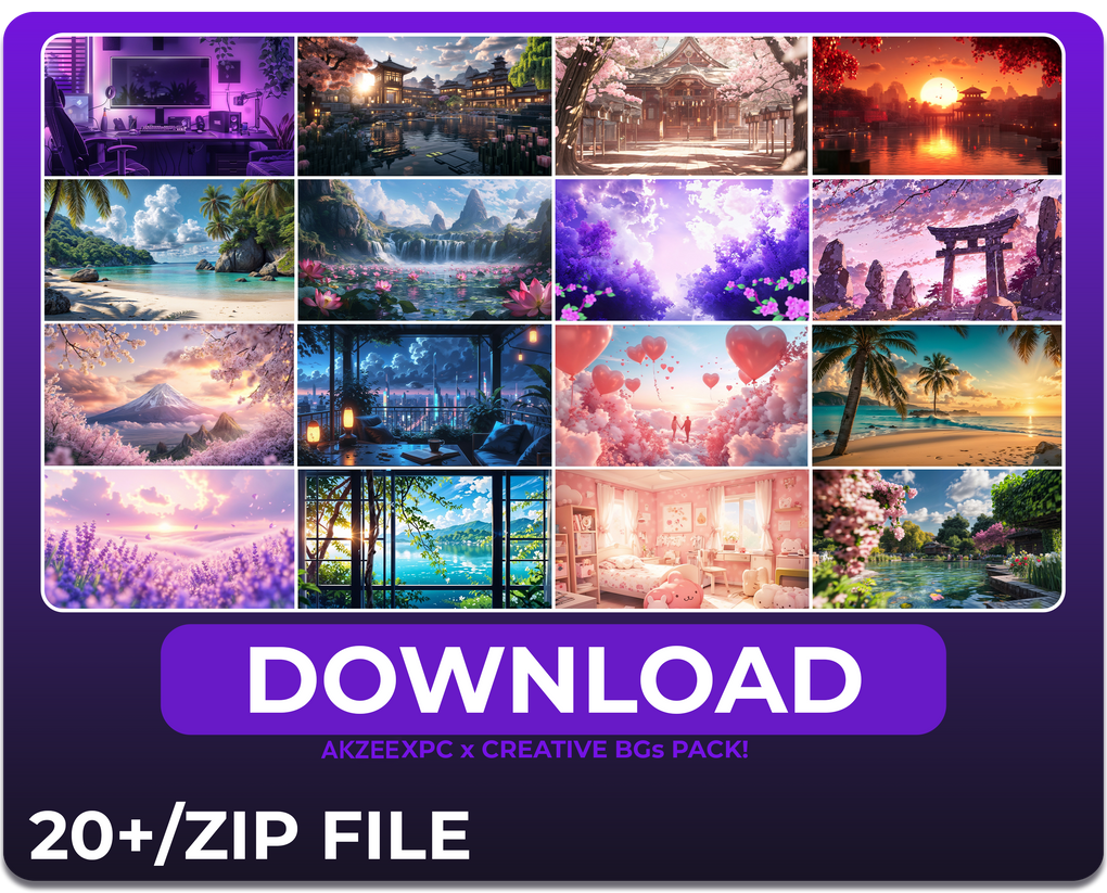 CREATIVE BG'S PACK!