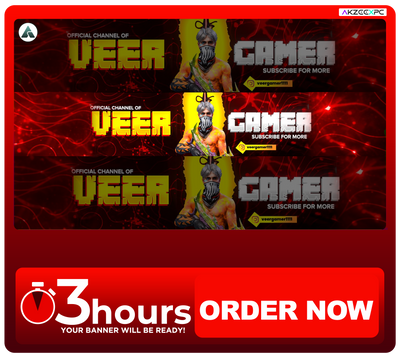 Red Theme Special Gaming Banner !