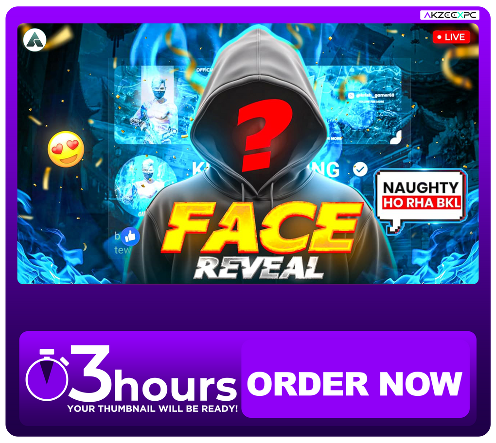 Face Reveal Thumbnail